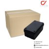 ยกกล่อง Anzens กล่องกันน้ำ บล็อกกันน้ำ กล่องพักสาย PVC สีดำ ขนาด 2x4, 4x4