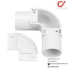Anzens ข้อต่อ ท่อ ข้องอ90 ฝาเปิด uPVC สีขาว ขนาด 16, 20, 25, 32 มม. ยกกล่อง