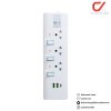 Lumira LS-803 2U White 3Outlet 2Usb 2300W ปลั๊กสามตา