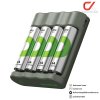GP ReCyko 2100mAh AA 4Pack + Charger B441 ถ่านพร้อมแท่นชาร์จ