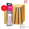 ยกแพ็ค 12 กล่อง Masterart ดินสอดำ Blacklead Pencil 2B 1 กล่อง 12 แท่ง