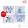 ยกกล่อง 12 ชิ้น Elephant Stitch A4 กระเป๋าซิปพลาสติก คละสี คละลาย 32.9x25 cm.