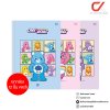 ยกกล่อง 12 ชิ้น Elephant Care Bears WCBPP-105 สมุดริมลวด B5 70 แกรม คละสี คละลาย