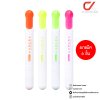 ยกแพ็ค 6 ชิ้น Quantum Aurora Highlighter Neon ปากกาเน้นข้อความ 2-4 mm.