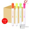 ยกกล่อง 12 ชิ้น Quantum Aurora Highlighter Neon ปากกาเน้นข้อความ 2-4 mm.