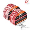 ยกแพ็ค 6 ชิ้น Elephant Opp Tape Fragile ระวังแตก 48มม x 45หลา เทปปิดกล่อง