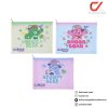 Elephant Care Bears Pastel กระเป๋าซิปพลาสติก A5 คละสี คละลาย