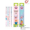 Masterart ดินสอดำแฟนซี Blacklead Pencil 2B No.2 Fox&Bear + กบเหลา 1 กล่อง 12 แท่ง