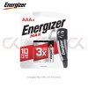 Energizer Max ขนาด AAA 1.5V P4 Alkaline Batteries (LR03) แพ็ค 4 ก้อน ถ่านอัลคาไลน์  แท้ศูนย์