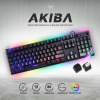 AKIBA RGB (Semi-Mechanical) Gaming Keyboard 100%