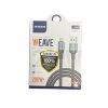 SENDEM' 200W 1M Braided Fast Charging Cable M52 Micro Grey