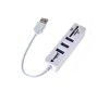 USB HUD 3P+CARD READER (NCR-100) WHITE