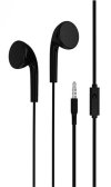 half In ear Earphone With Microphone (V12Black)