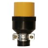 ปลั๊กยางตัวเมีย 3 ขา 15A 125V สีเหลือง