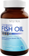 Vistra odorless fish oil 75 แคปซูล วิสทร้า โอเดอร์เลส ฟิชออยด์