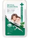 DENTISTE DENTAL FLOSS PICK 40 ชิ้น ไหมขัดฟัน แบบมีด้ามจับ