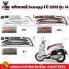 สติกเกอร์Scoopy i ปี 2013 รุ่น 14
