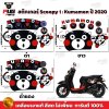 สติกเกอร์Scoopy i ปี 2020 รุ่น หมี Kumamon