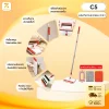 ZOLELE แปรงทำความสะอาดพื้น C5 แบบ 3 IN 1 ขจัดคราบ ถู ปัดฝุ่น รีดน้ำ มาพร้อมหัวแปรง 3 ฟังก์ชั่น เข้าตามซอกมุม บัวเชิงผนัง ได้อย่างดี หมุนได้ 360°