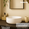 Model : BS40R-02 อ่างล้างหน้า อ่างล้างมือ วัสดุหินสังเคราะห์ (Solid Surface)