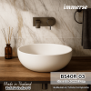 Model : BS40R-03 อ่างล้างหน้า อ่างล้างมือ วัสดุหินสังเคราะห์ (Solid Surface)