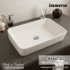 Model : BS60-02 อ่างล้างหน้า วัสดุหินสังเคราะห์ (Solid Surface)