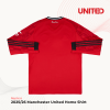 Manchester United 25/26 Home Long Sleeve Jersey