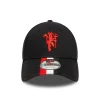 Manchester United FC Stripe Black 9FORTY Adjustable