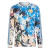 Manchester United x adidas Stone Roses Long Sleeve Jersey Blue