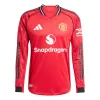2025-26 Manchester United Home Authentic LS