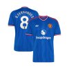 Manchester United 26/27 away Replica Jersey w/ Bruno Fernandes Print