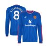 Manchester United 26/27 Away Replica Jersey Long Sleeve w/ Bruno Fernandes print