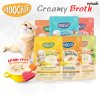 อาหารเปียกแมวมูชี่ Moochie Creamy Broths ขนาด 40 กรัม