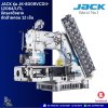 JACK รุ่น JK-8009VCDII12064/UTL จักรลาดึงยาง ตัดด้ายคอม 12 เข็ม