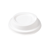 White Bagasse Lid ( 12/16/22oz.) ฝาชานอ้อย ขนาด 90 มม.