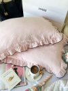 Ruffled Pillowcases Strawberry Choco
