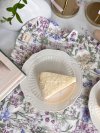 White Cottage Garden Ruffled Placemat