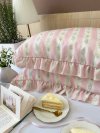 Flower Whispers Ruffled Pillowcase