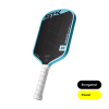 ไม้พิคเคิลบอล ขนาด 16 มม. SLK ERA Power - Elongated 16mm Pickleball Paddle - Cyan(Blue)
