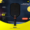 ไม้พิคเคิลบอล ขนาด 16 มม. The Loco 16mm Pickleball Paddle- Elongated(Black)