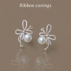 Ribbon earrings