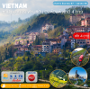 Sapa Hanoi Fansipan Ninh Binh 4 star accommodation 4 days 3 nights Air Asia (FD)