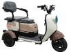 รถสามล้อไฟฟ้า Zxtec รุ่น X3 (สีน้ำตาล-ขาว)