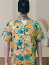 เสื้อฮาวายลายแรนดอมม้าน้ำปลาดาว