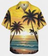 เสื้อฮาวายลายลิงบนต้นมะพร้าว