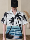 เสื้อฮาวายลายลิงบนต้นมะพร้าว