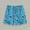กางเกงขาสั้นลายแรนดอมหอยทะเล