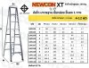 NEWCON XT บันไดพับ มอก. 1 ทาง ขนาด 12 ฟุต