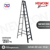 NEWCON บันไดพับอลูมิเนียม สีดำ ขนาด 12 ฟุต