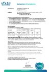 Declaration of Compliance 2025 – H Material